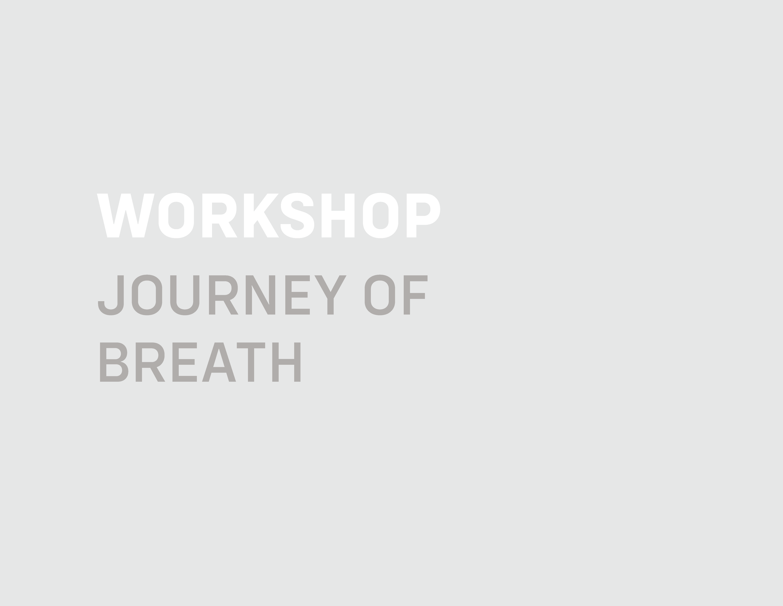 Workshop: Journey of Breath with Taylor Somerville