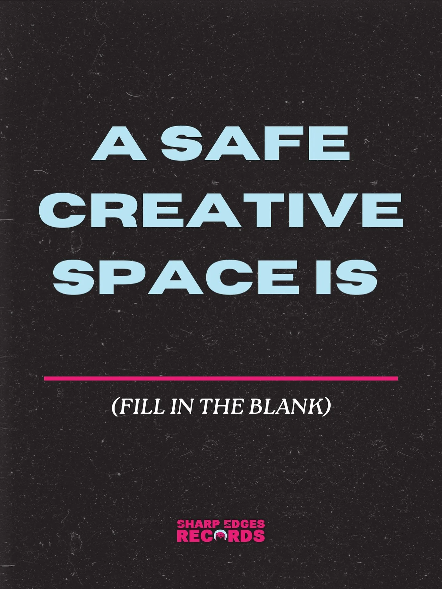 What does a safe creative space look like to you? Let us know in the comments.

Your voice is powerful. And we&rsquo;re listening👂🩵🩷

#CreativeSpace #SafetyFirst #Unity