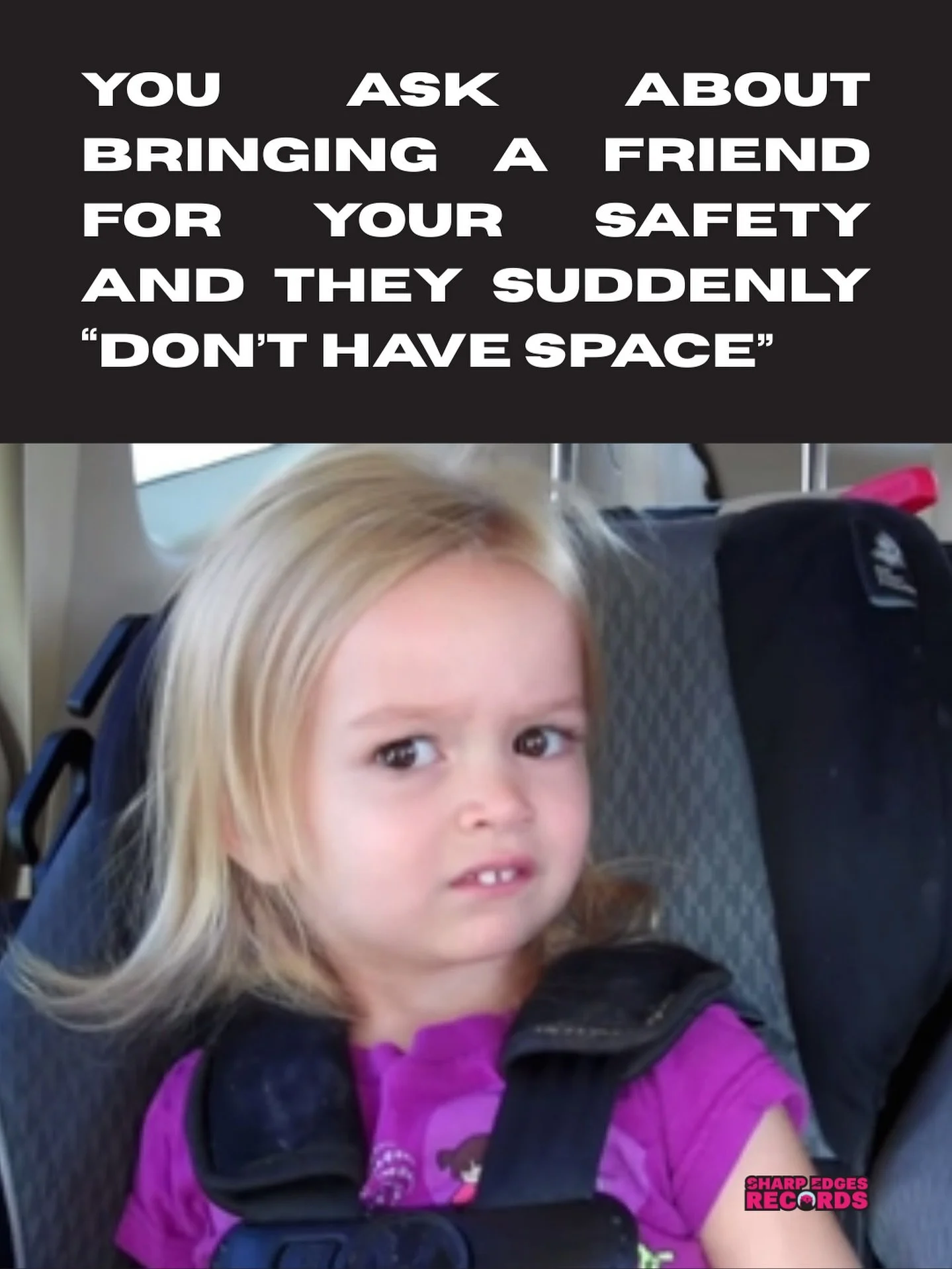 &lsquo;Oh, we don&rsquo;t have space&rsquo;&hellip; right after you ask to bring a friend/chaperone for your safety. Yeah, that&rsquo;s a red flag 🚩 A real studio makes room for you and whoever helps you feel comfortable creating your best work. Jus