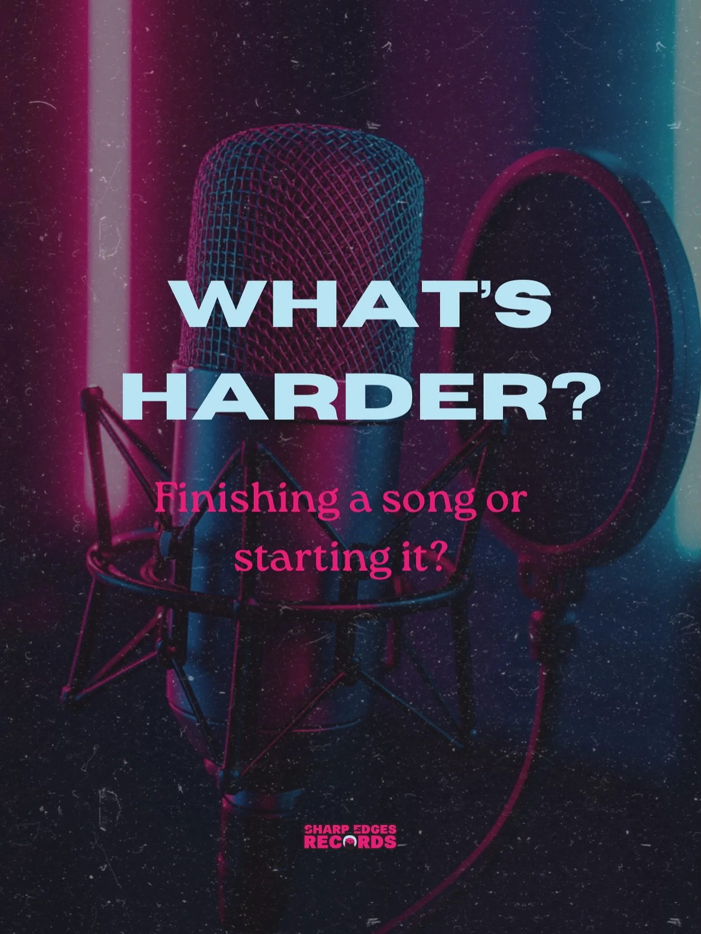 πΆ What’s harder… starting a song or finishing it? 
Either way, we’ve got you covered.
π©·π©΅ Book your session!
π² Send a DM
π» Book Directly at www.sharpedgesrecords.com/booking