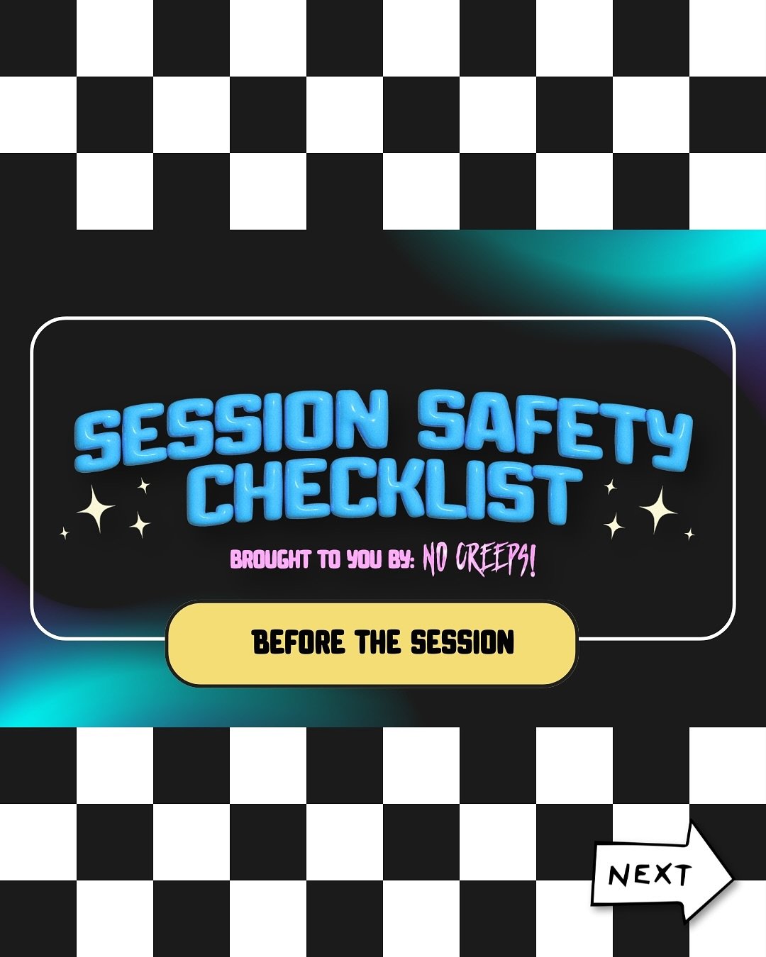 Creative spaces should always feel safe. That&rsquo;s why we made the Session Safety Checklist to help you look out for yourself and your collaborators before you gather. Because safety isn&rsquo;t just a step; it&rsquo;s the foundation of meaningful