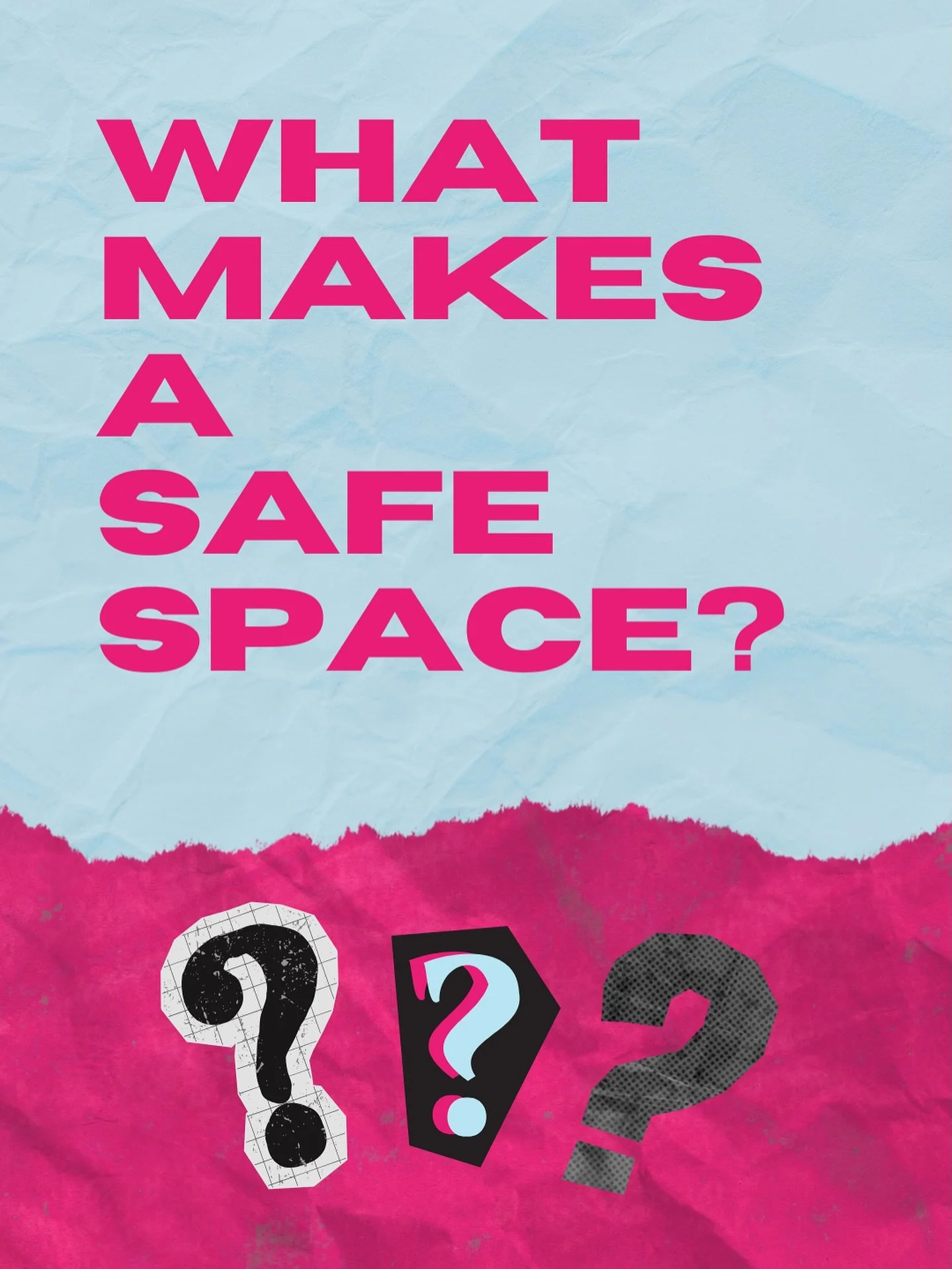 Let&rsquo;s be real.. not every studio is built for safety.

What does a safe creative space actually mean to you?

We&rsquo;re listening 👂