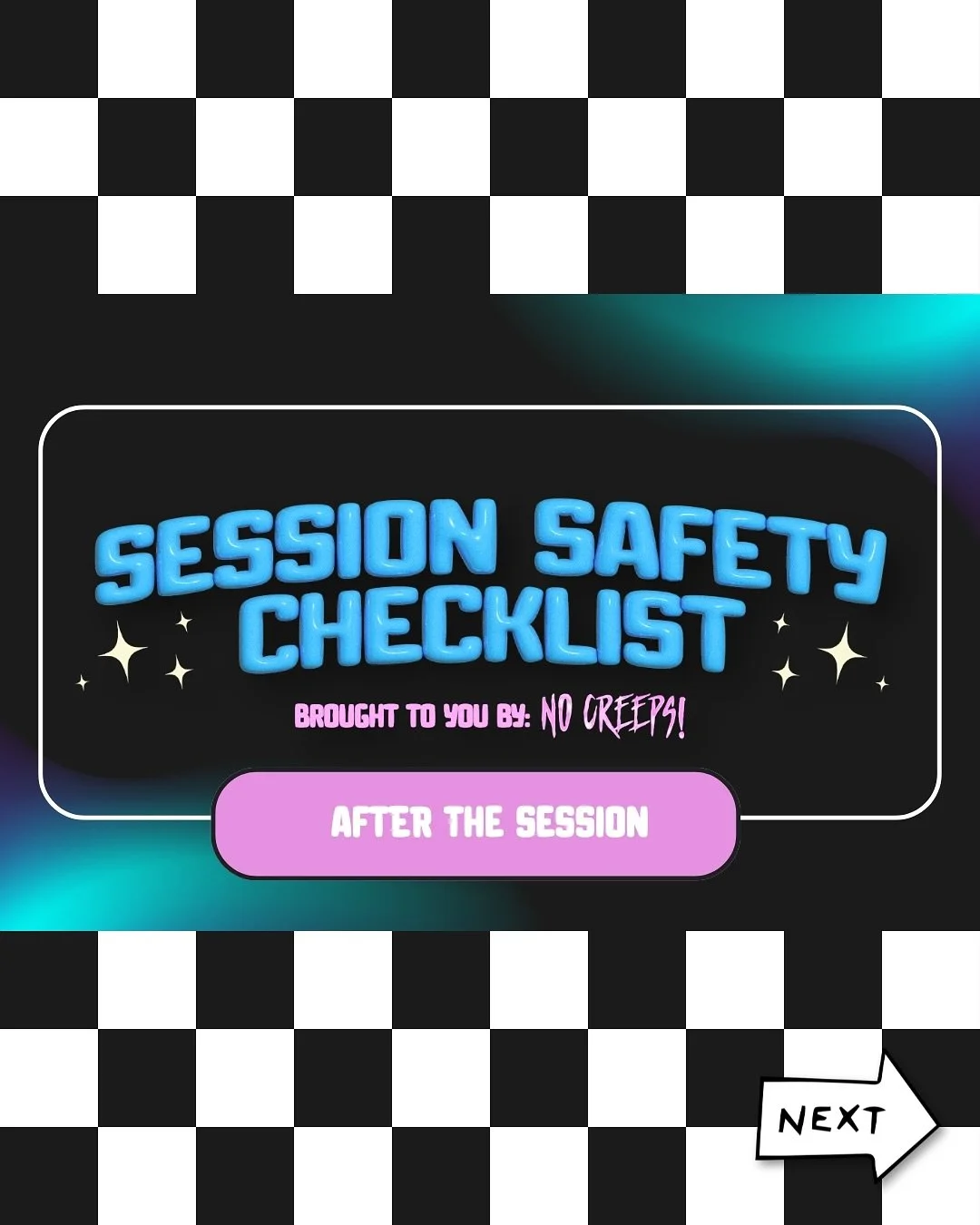 Every safe session deserves a thoughtful finish. 💛
Take a moment to wrap up with care and intention using these helpful tips, and explore additional resources if any incidents arise.

You can download the Session Safety Checklist or grab a printable