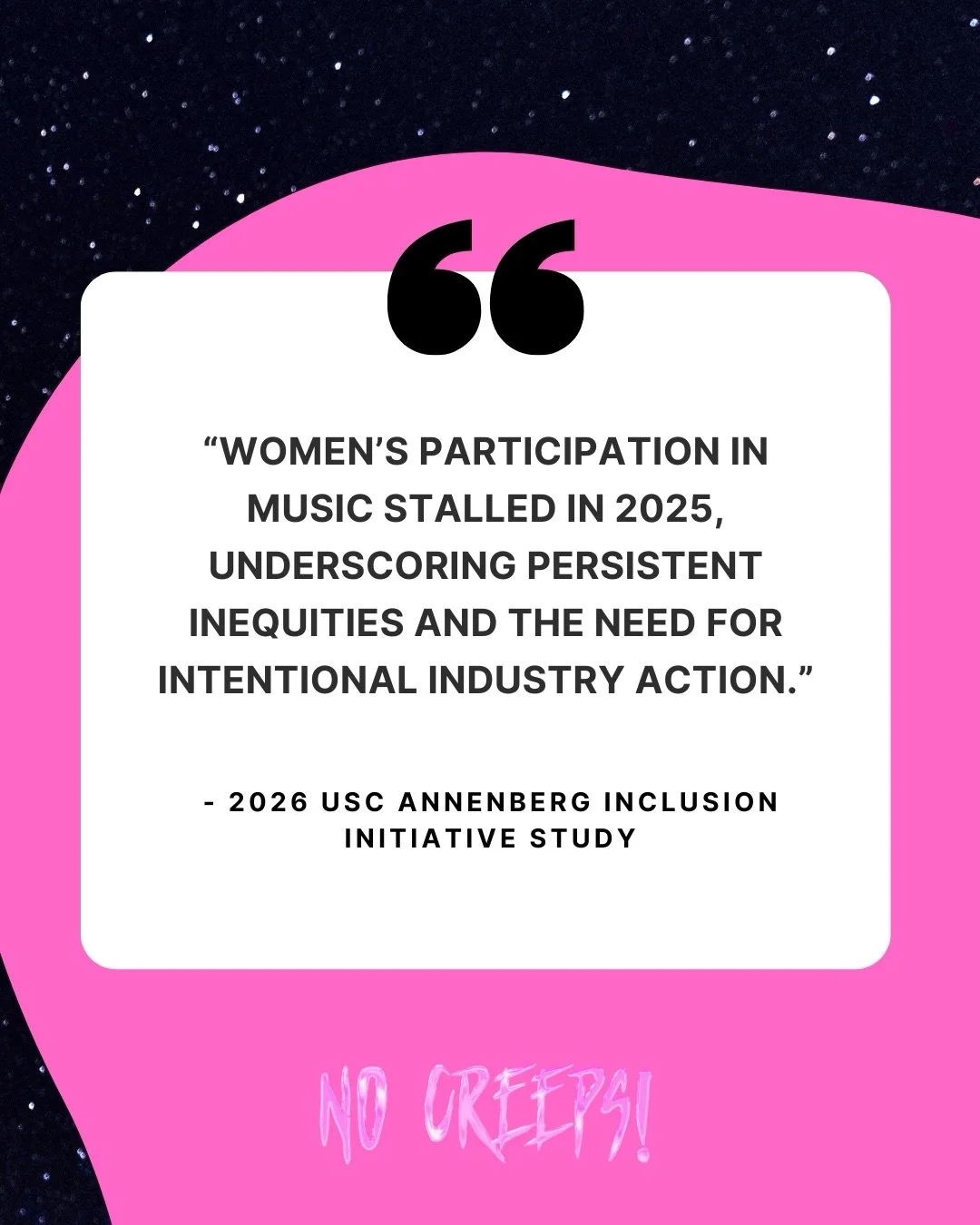 In 2025, women&rsquo;s participation in music didn&rsquo;t slow&hellip;but it stalled, according to USC Annenberg&rsquo;s 2026 Inclusion in the Recording Studio study.

This isn&rsquo;t about discouragement, it&rsquo;s about awareness. Because when w