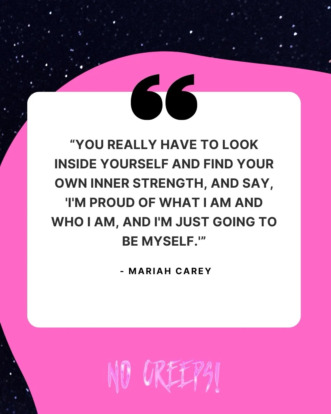 An icon for a reason, @mariahcarey giving the wisdom for artists she&rsquo;s earned. #womeninmusic #mariahcarey #nocreeps #artistadvice