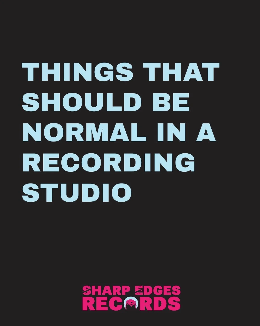 Recording sessions should feel collaborative, comfortable, and inspiring from the moment you walk in the room. That mindset is a huge part of why Sharp Edges exists. Book your session now in a space designed with care. 

#recordingstudio #sharpedgesr
