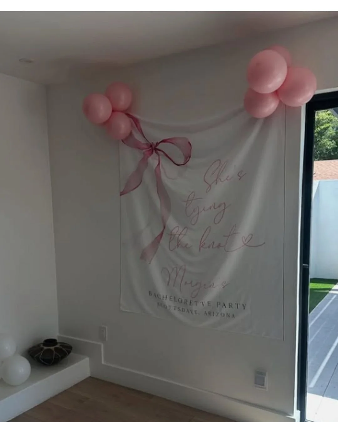 She is tying the knot bachelorette party