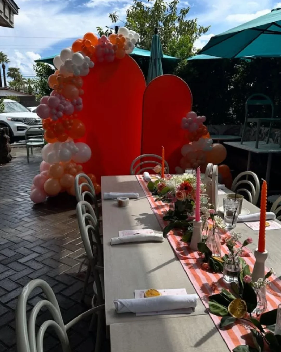 Bridal Shower Balloon Set Up