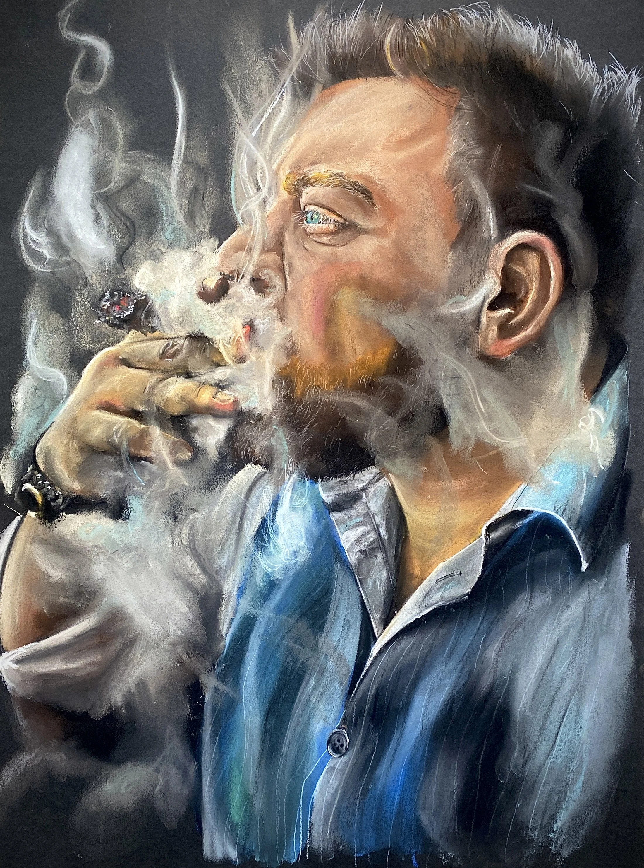 Oil and Soft Pastel, 2023