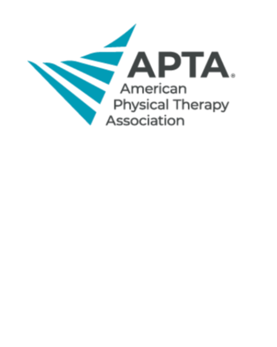 Logo for the American Proved Therapy Association featuring a stylized blue and pink winged figure with the text 'APTA American Proved Therapy Association'.