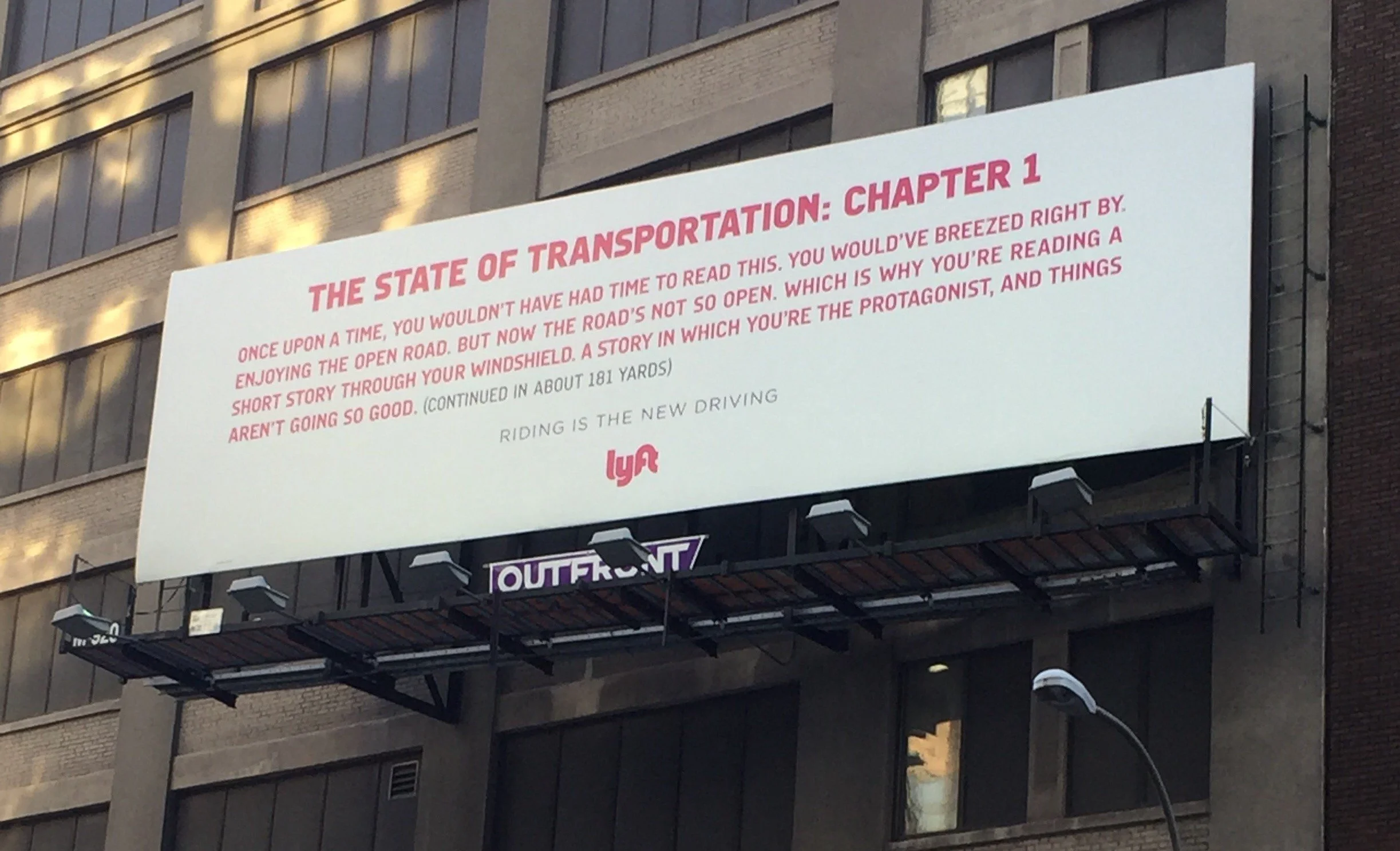 Riding is the new driving