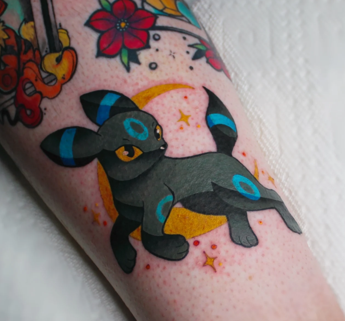 Umbreon pokemon tattoo