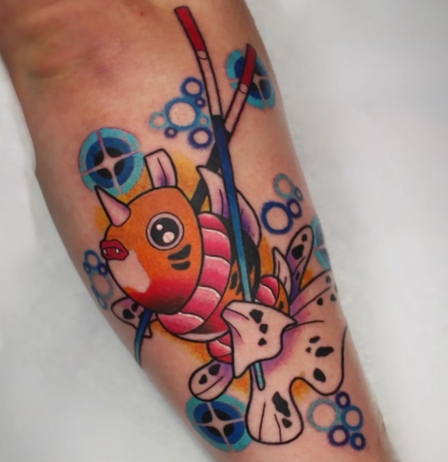seaking sushi tattoo