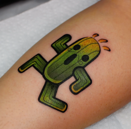 cactuar final fantasy tattoo