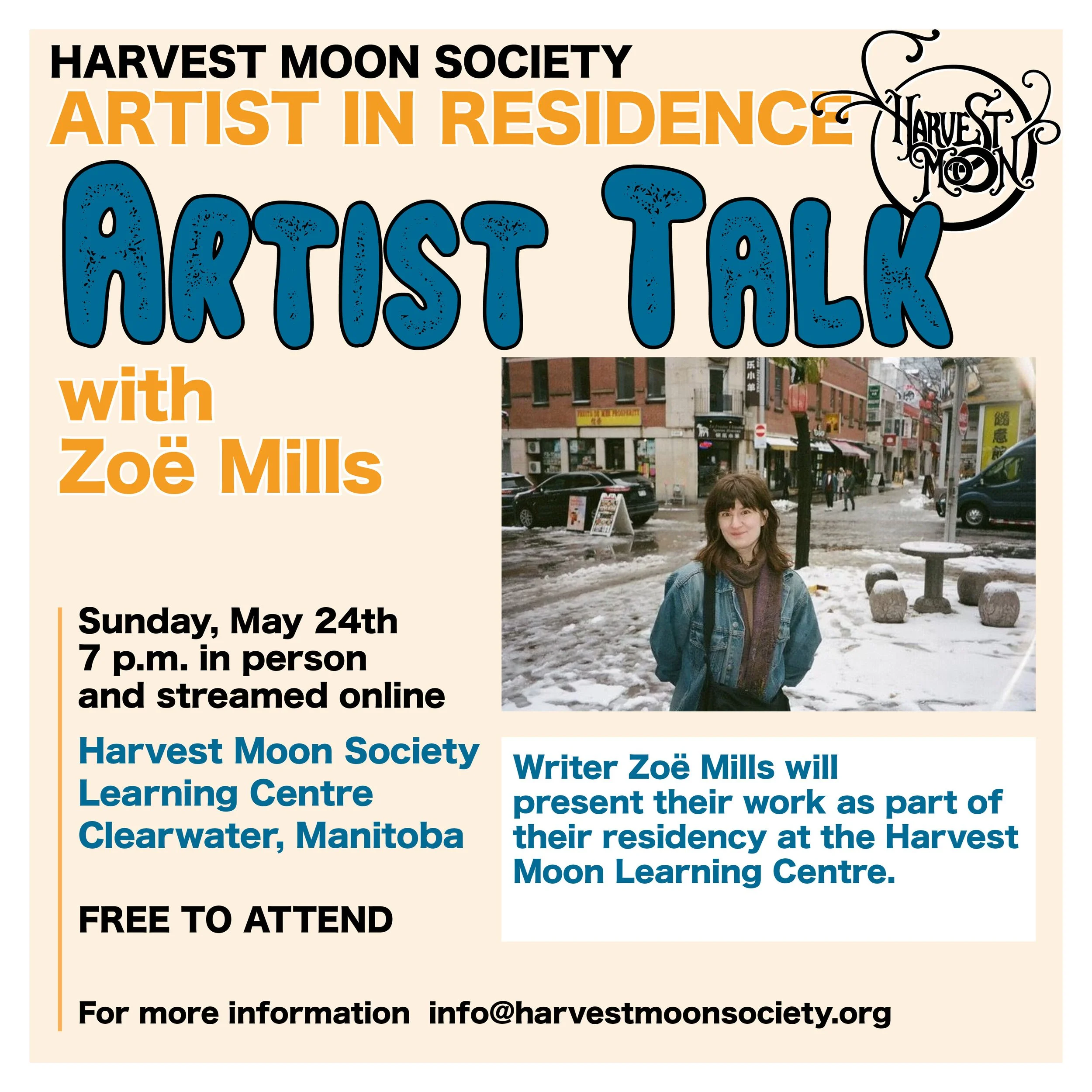 Zoë Mills Artist Talk