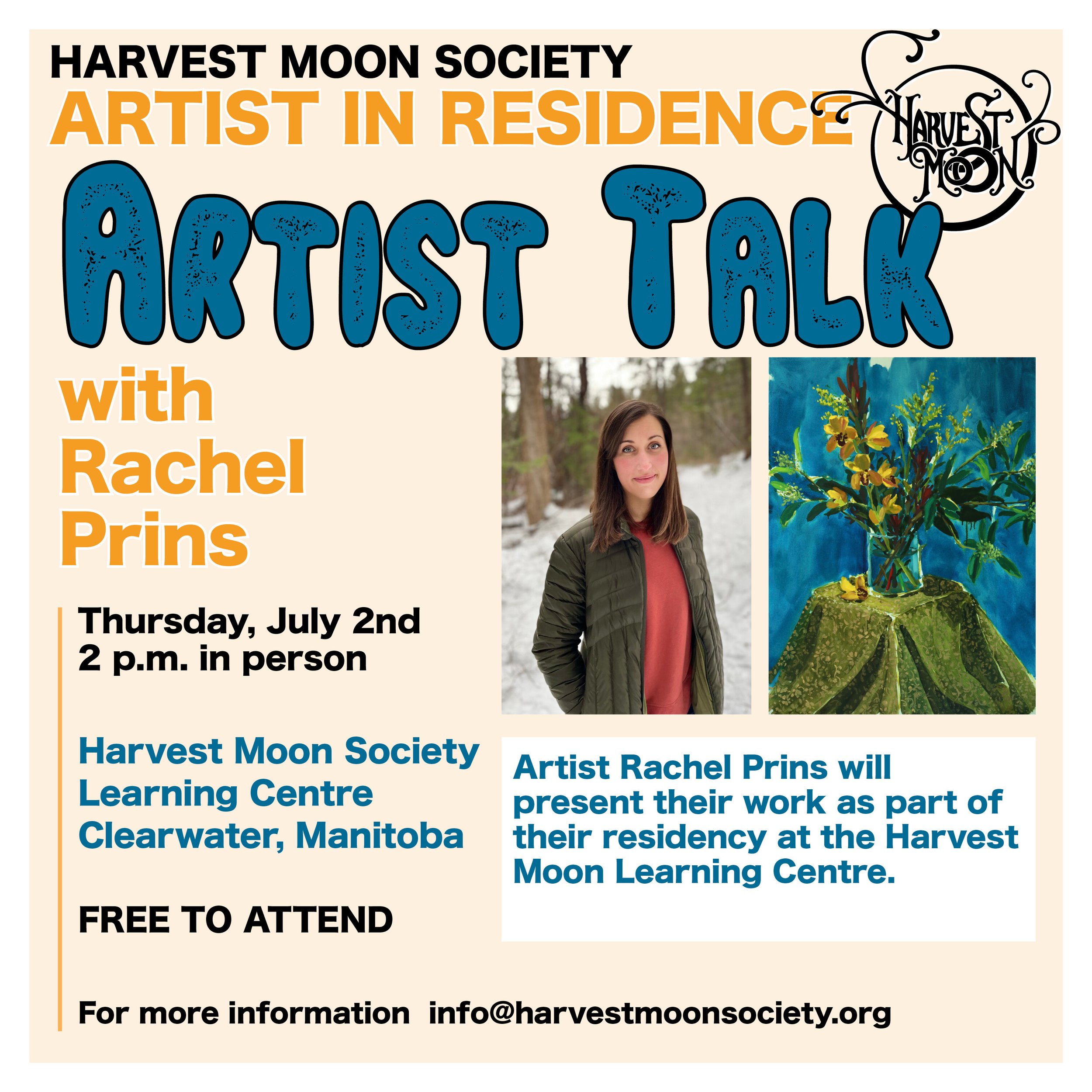 Rachel Prins Artist Talk