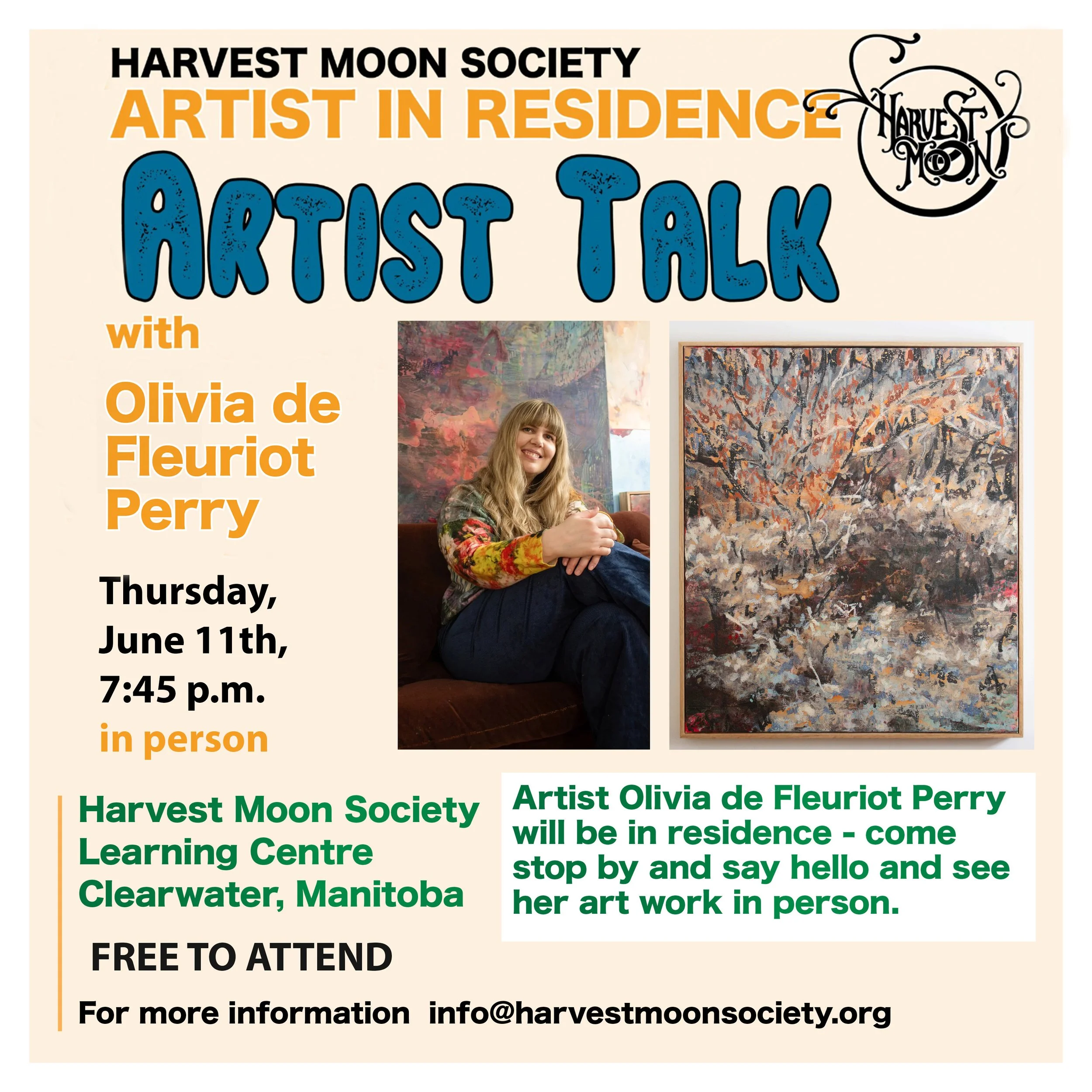 Olivia de Fleuriot Perry Artist Talk