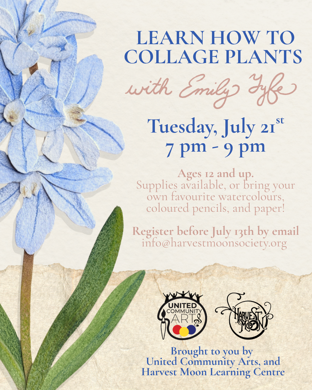 Learn How to Collage Plants with Emily Fyfe