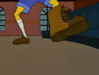 The Aussie Boot from The Simpsons