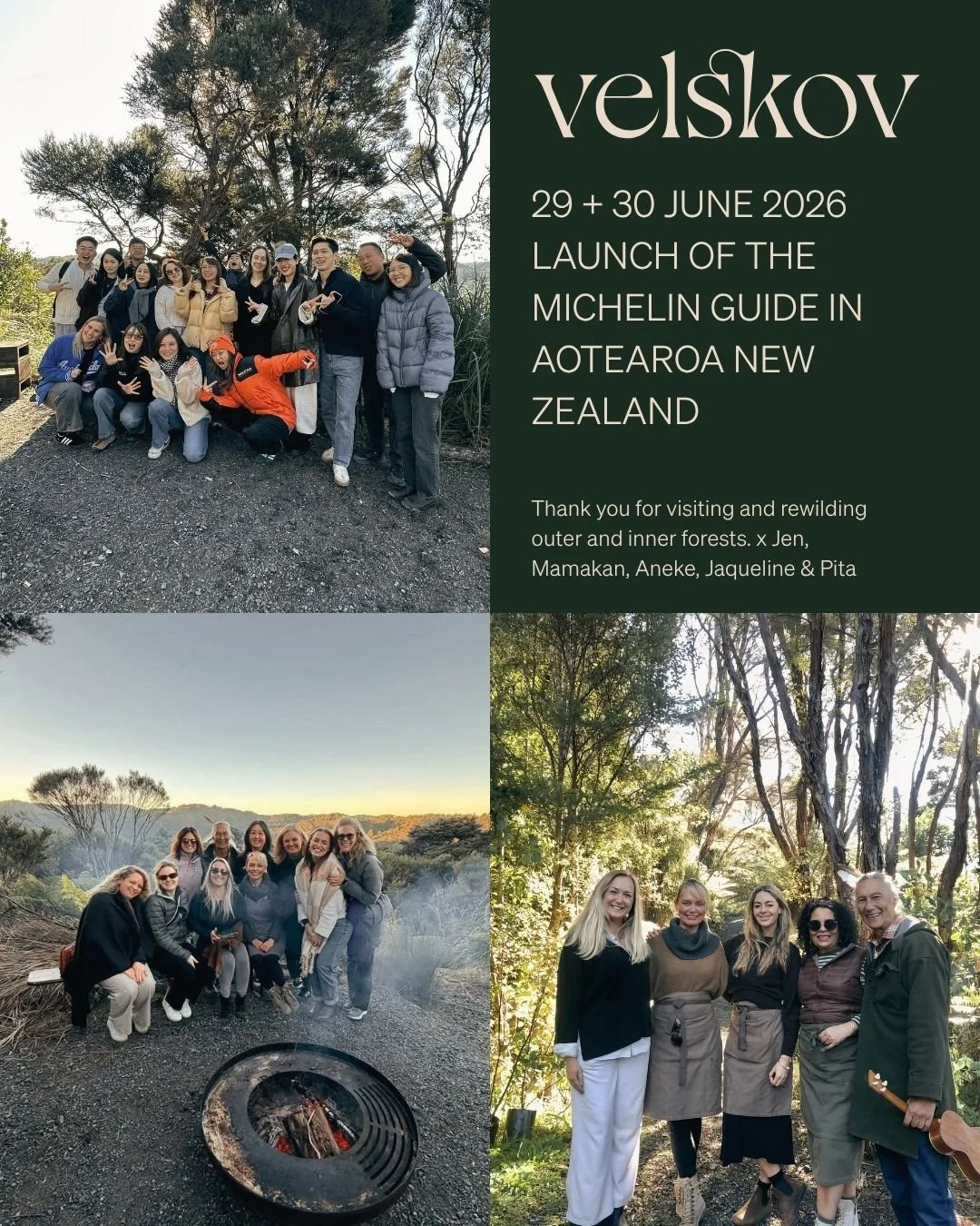 Velskov Hosts Food &amp; Travel Creators for the MICHELIN Guide Launch in New Zealand
