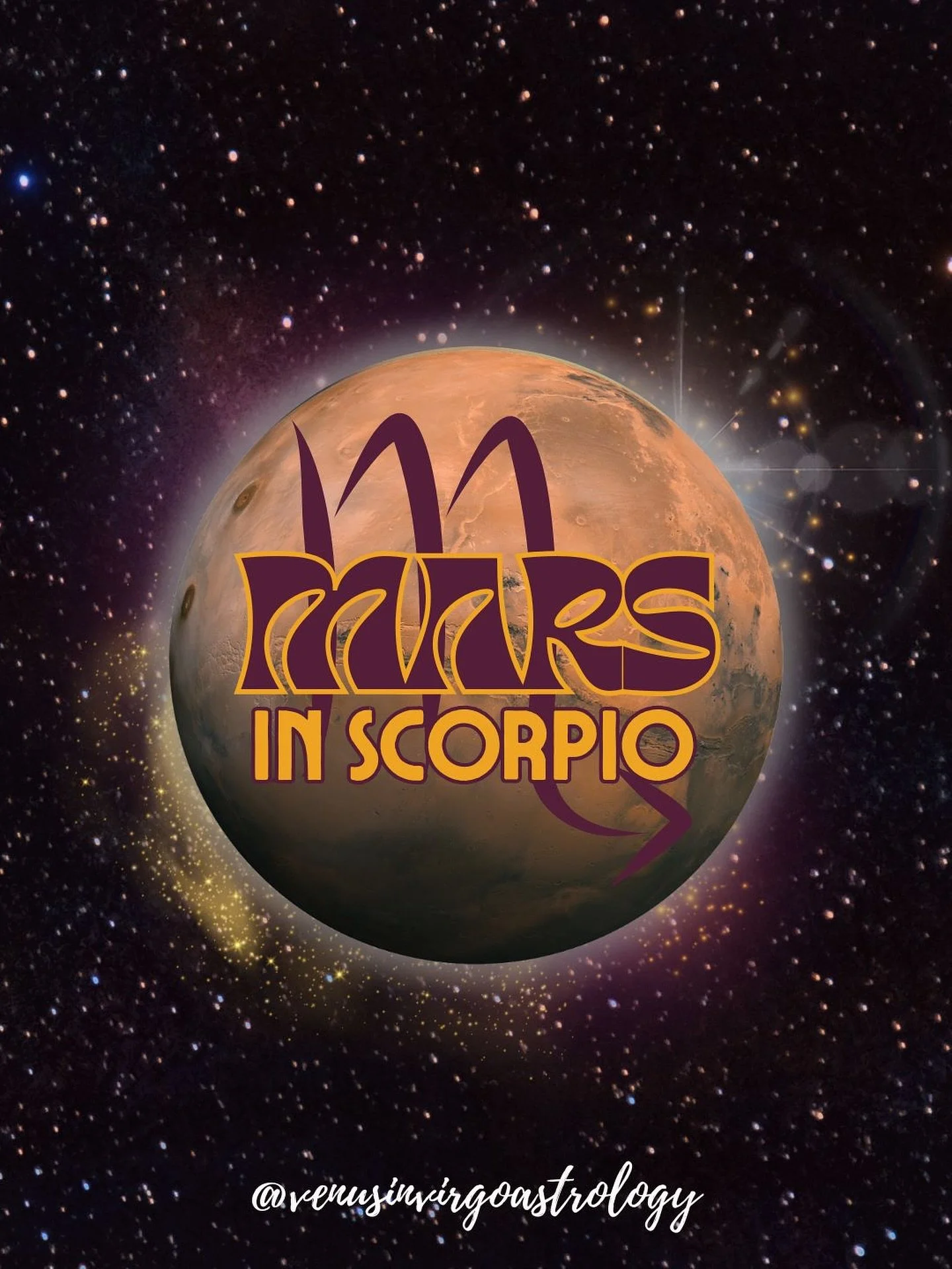 Mars is back in its home sign of Scorpio! ♏️ things are feeling more deep, introspective and there may be challenging conversations that need to be had wherever Scorpio rules in your chart. This is due to planet Mercury now transiting Scorpio where i