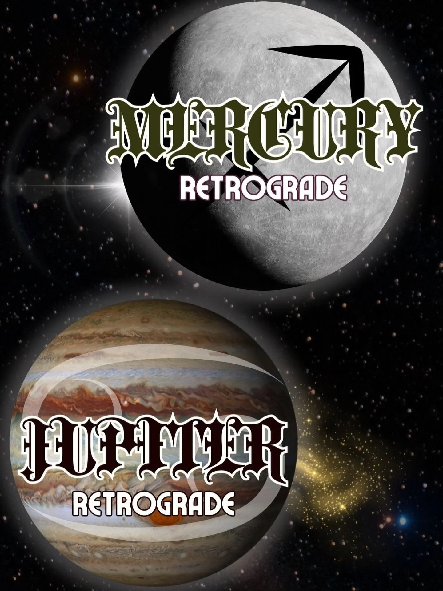 Mercury and Jupiter stationed retrograde only two days apart (the 10th &amp; 12th) which is quite a jolt to the collective! This energetic shift is likely asking us to slow down, reflect and adjust our expectations. Maybe we have been pushing forward