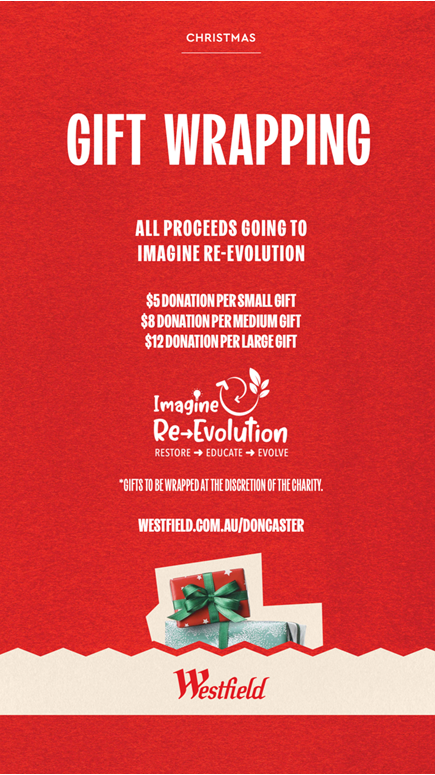 Gift Wrapping at Westfield Doncaster