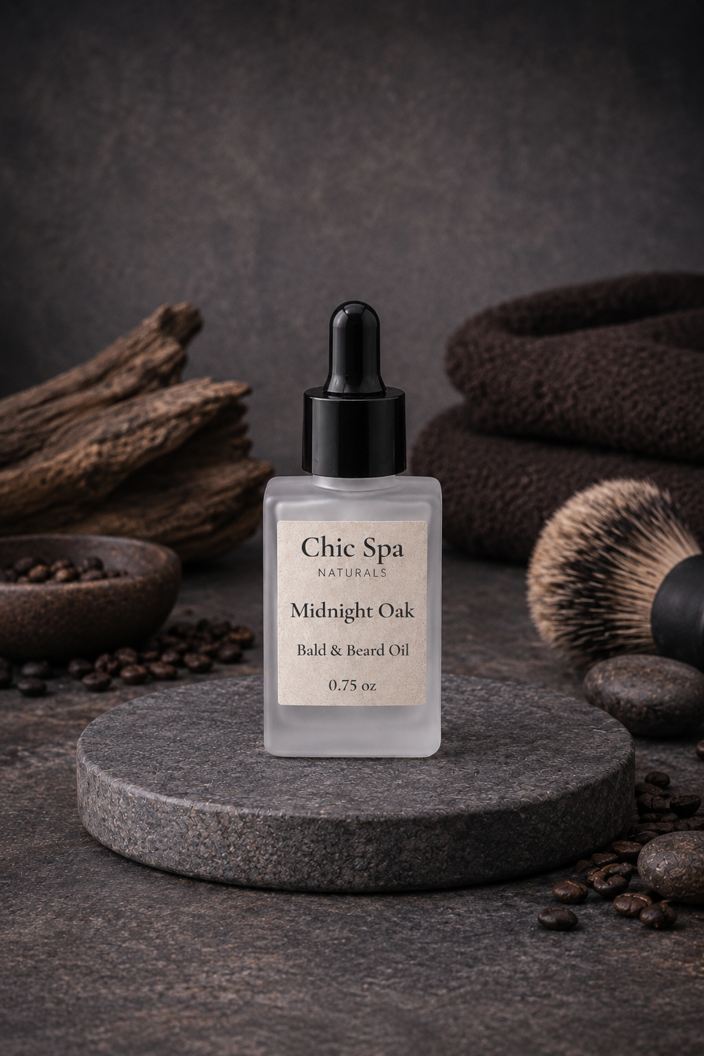 Midnight Oak Bald & Beard Oil