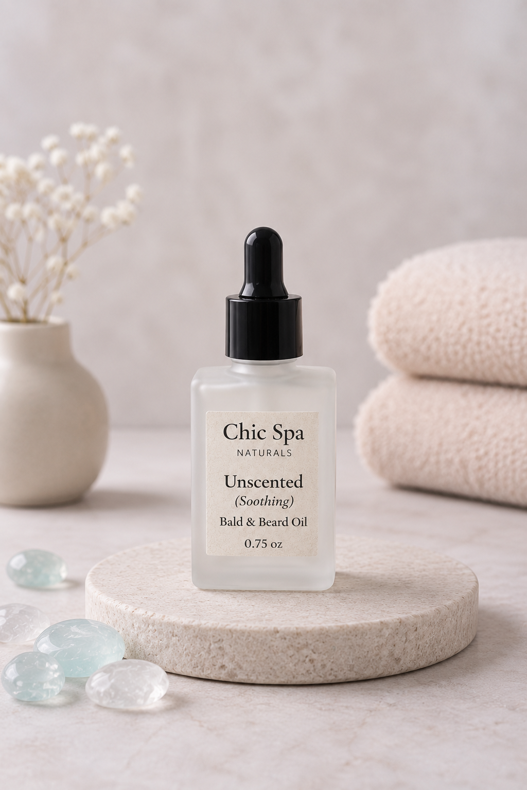 Unscented Soothing Bald & Beard Oil