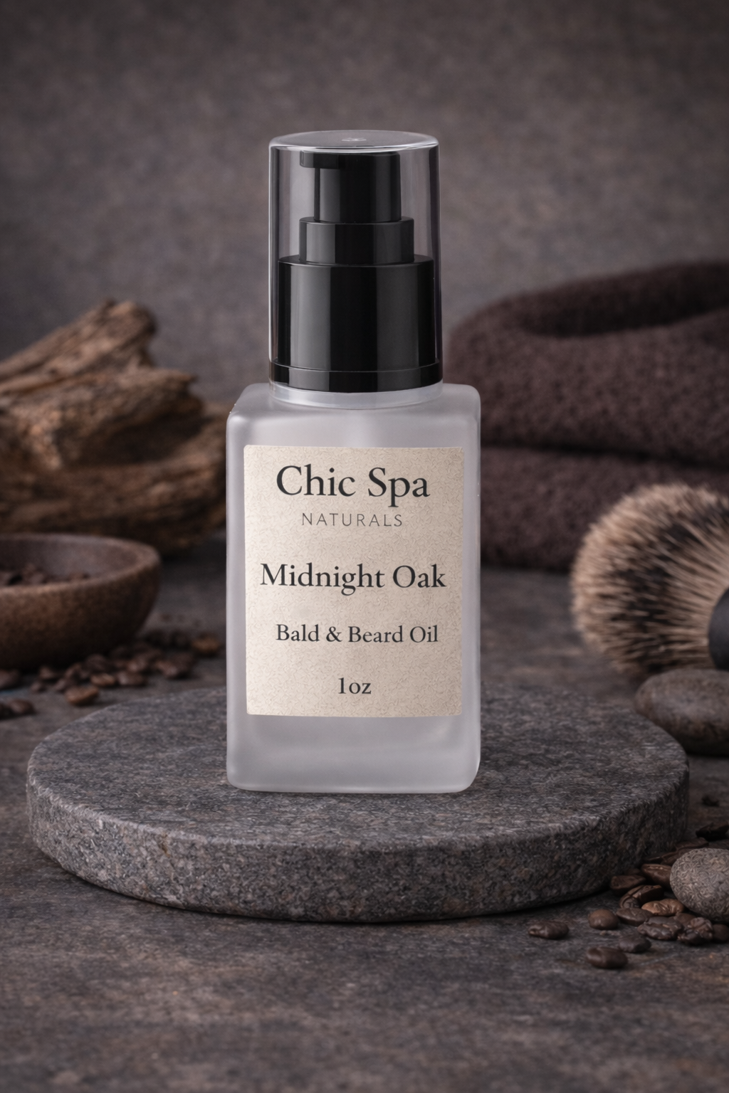 Midnight Oak Bald & Beard Oil