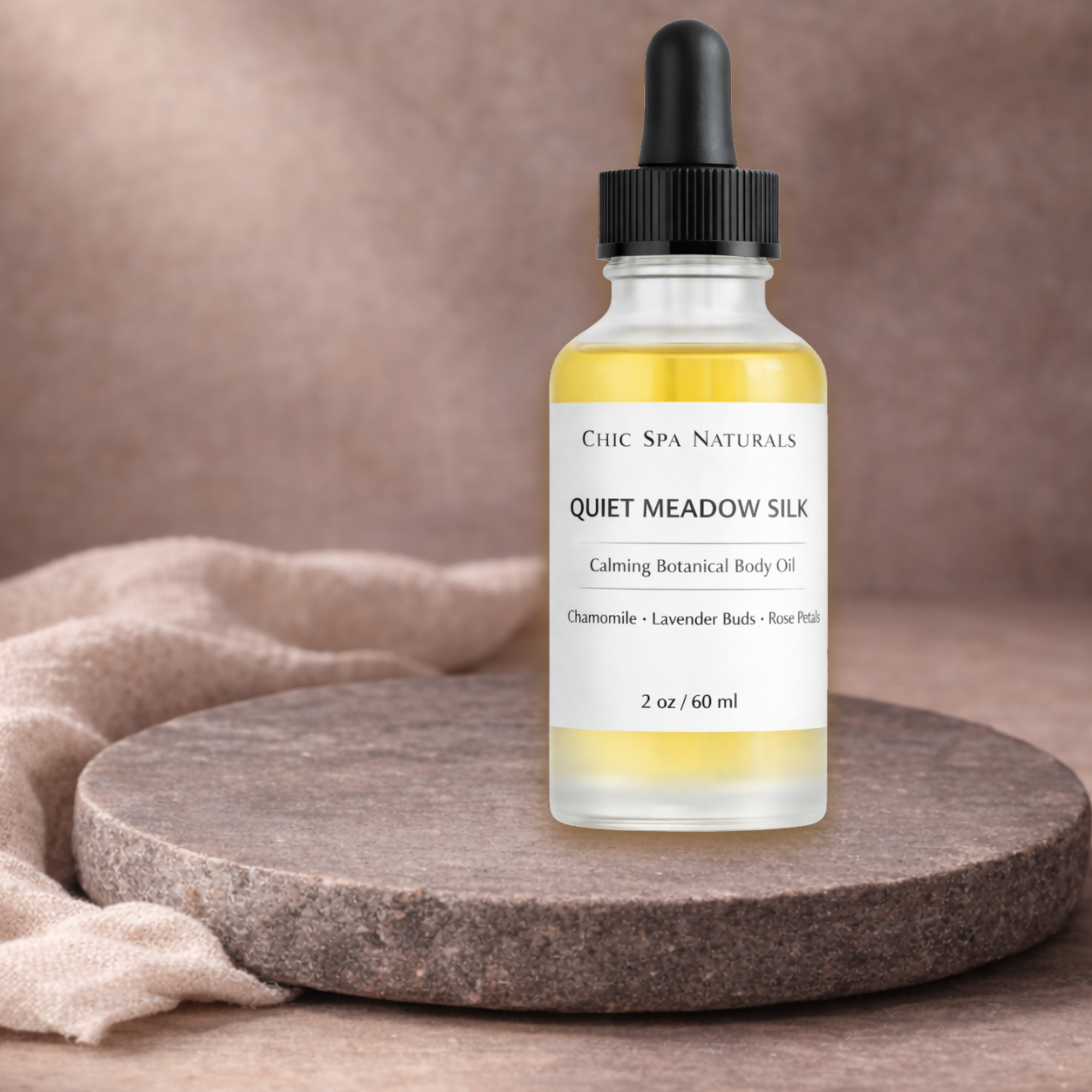 Quiet Meadow Silk - Calming Botanical Body Oil