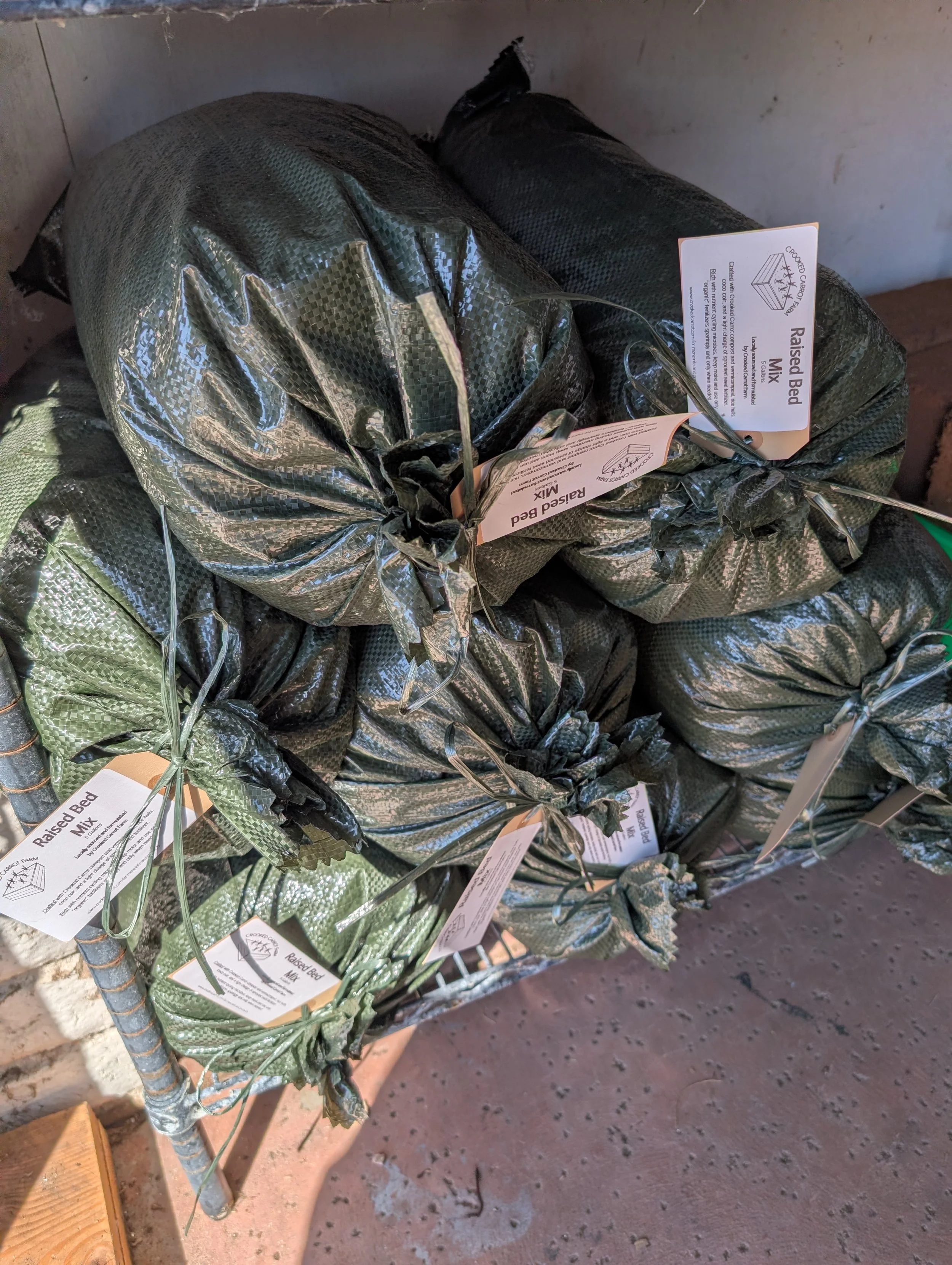 Raised Bed Mix, 5 gallon reusable bag
