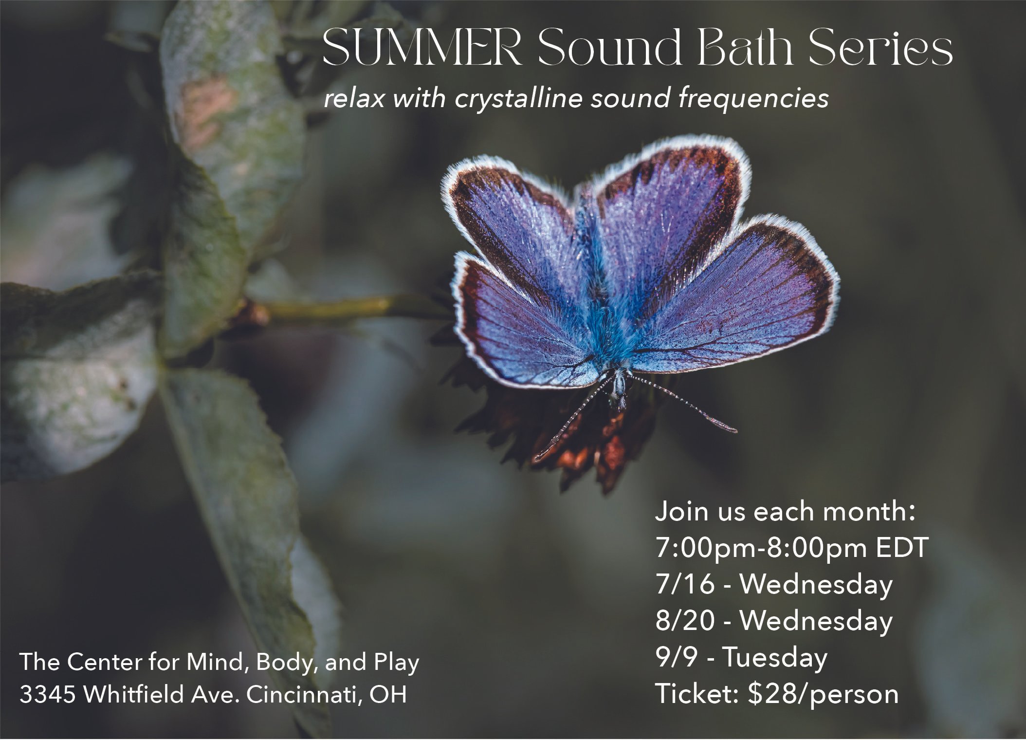 Summer Sound Bath Series: August
