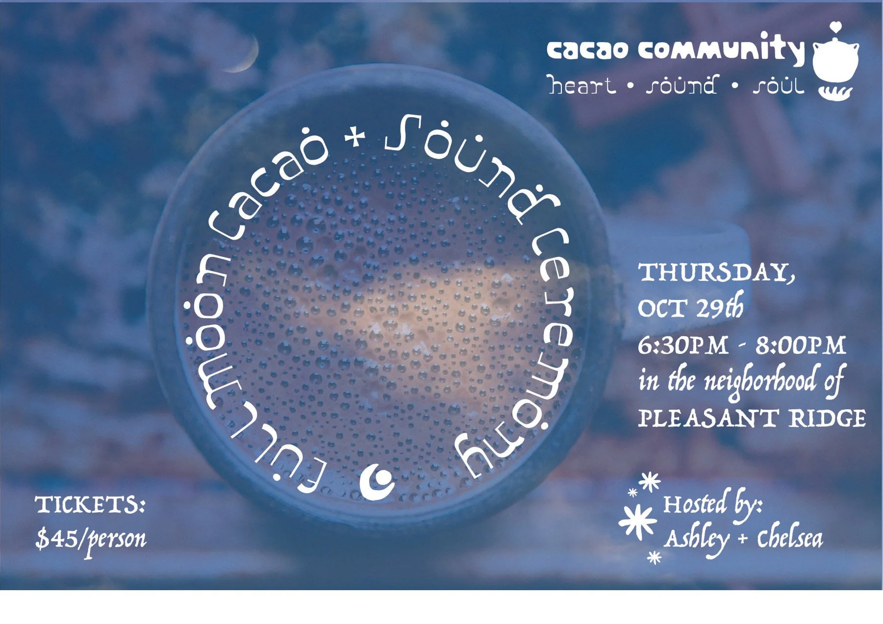 Full Moon Cacao + Sound Ceremony