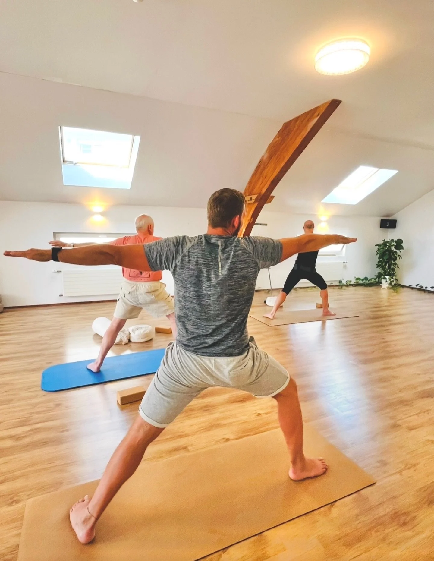 Yoga ist nicht nur f&uuml;r Frauen.

Auch wenn dieses Bild oft entsteht, hat Yoga urspr&uuml;nglich eine andere Geschichte.
&Uuml;ber viele Jahrhunderte wurde Yoga vor allem von M&auml;nnern praktiziert.

Heute zeigt sich auf der Matte eine grosse Vi