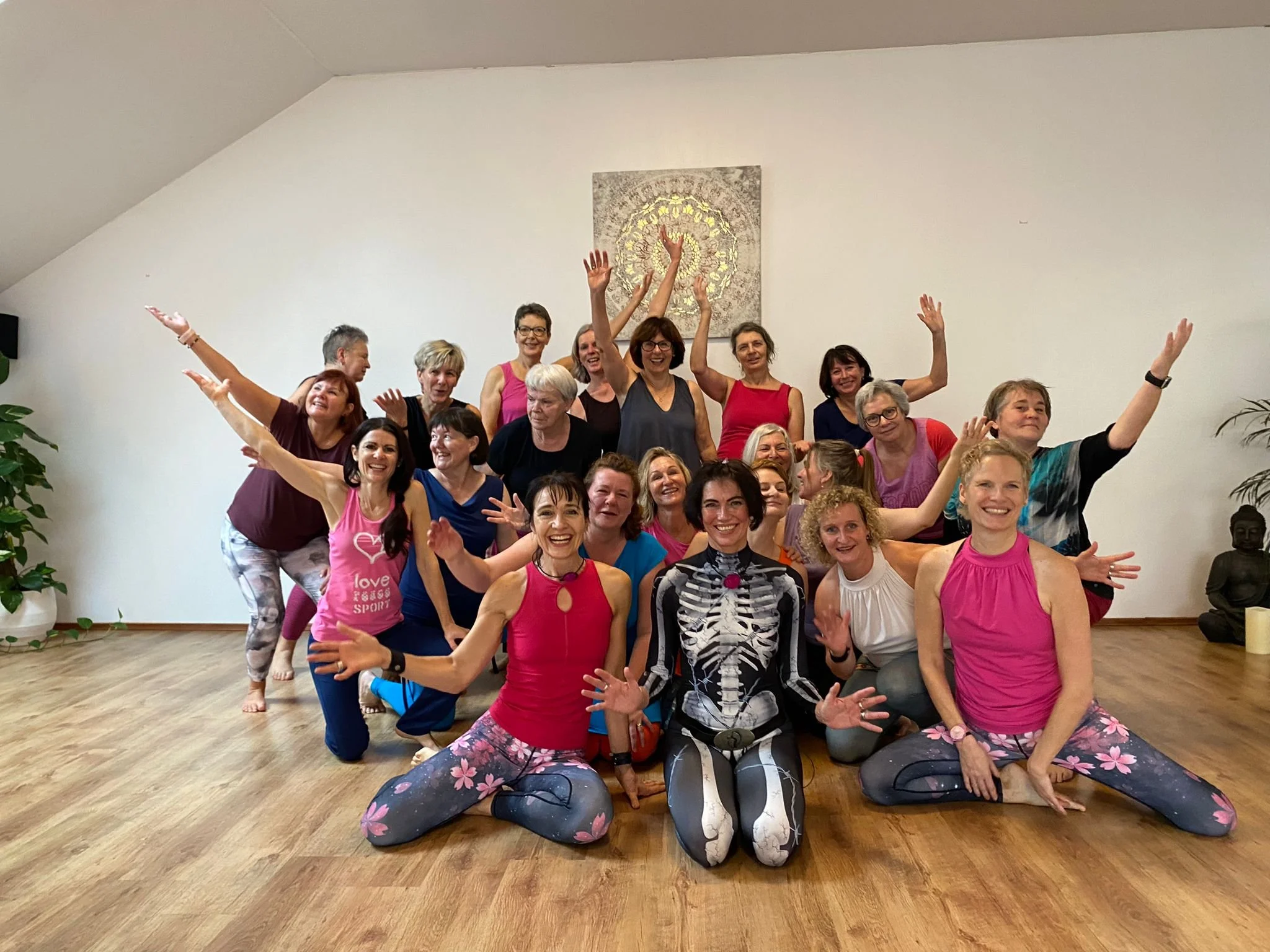 Gruppenfoto Yogakurs