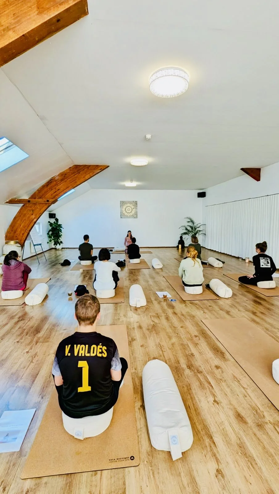 Impression eines Yoga Kurses