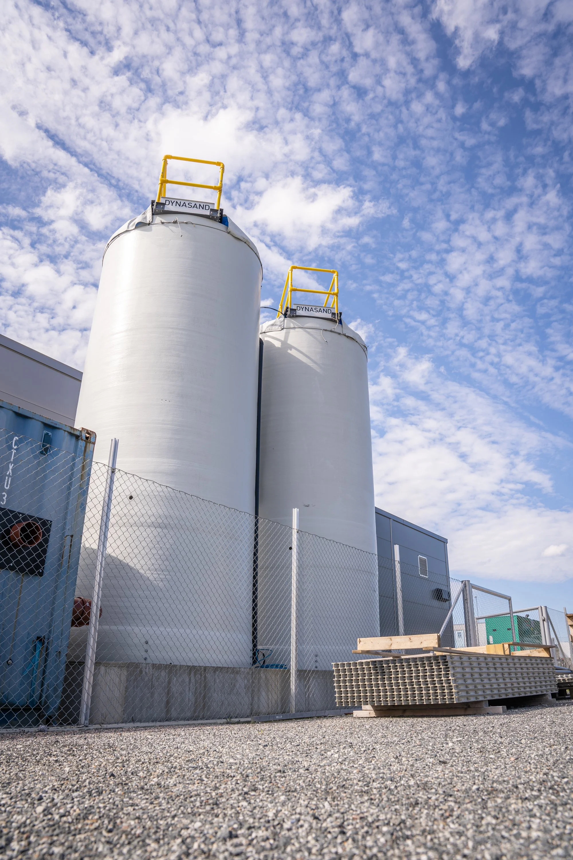 Litus biofilter basert på DynaSand-teknologi hos Vest Aqua Base