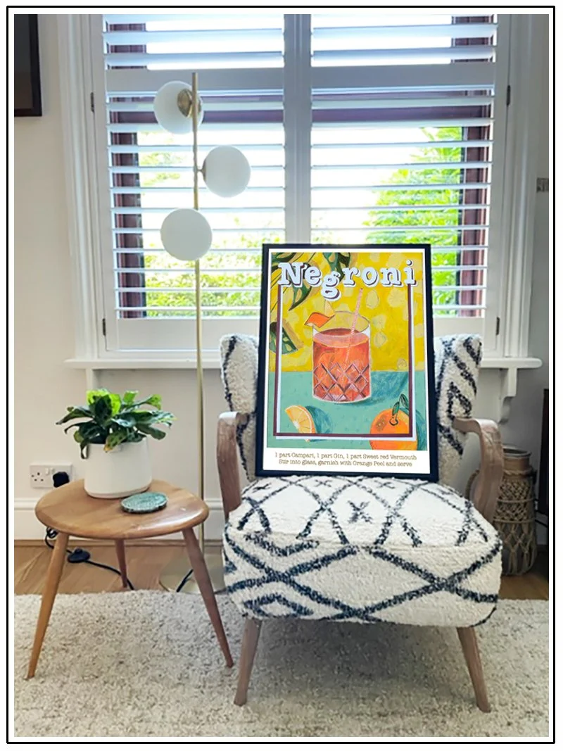 Negroni - 30 by 40 cm