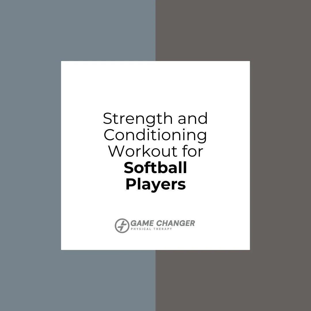 Strength and Conditioning Workout for Softball Players