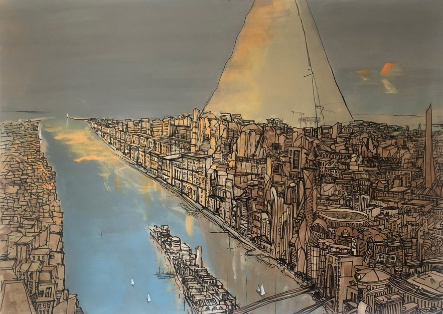 Cairo-Porto, 140cm x 100cm
€1350