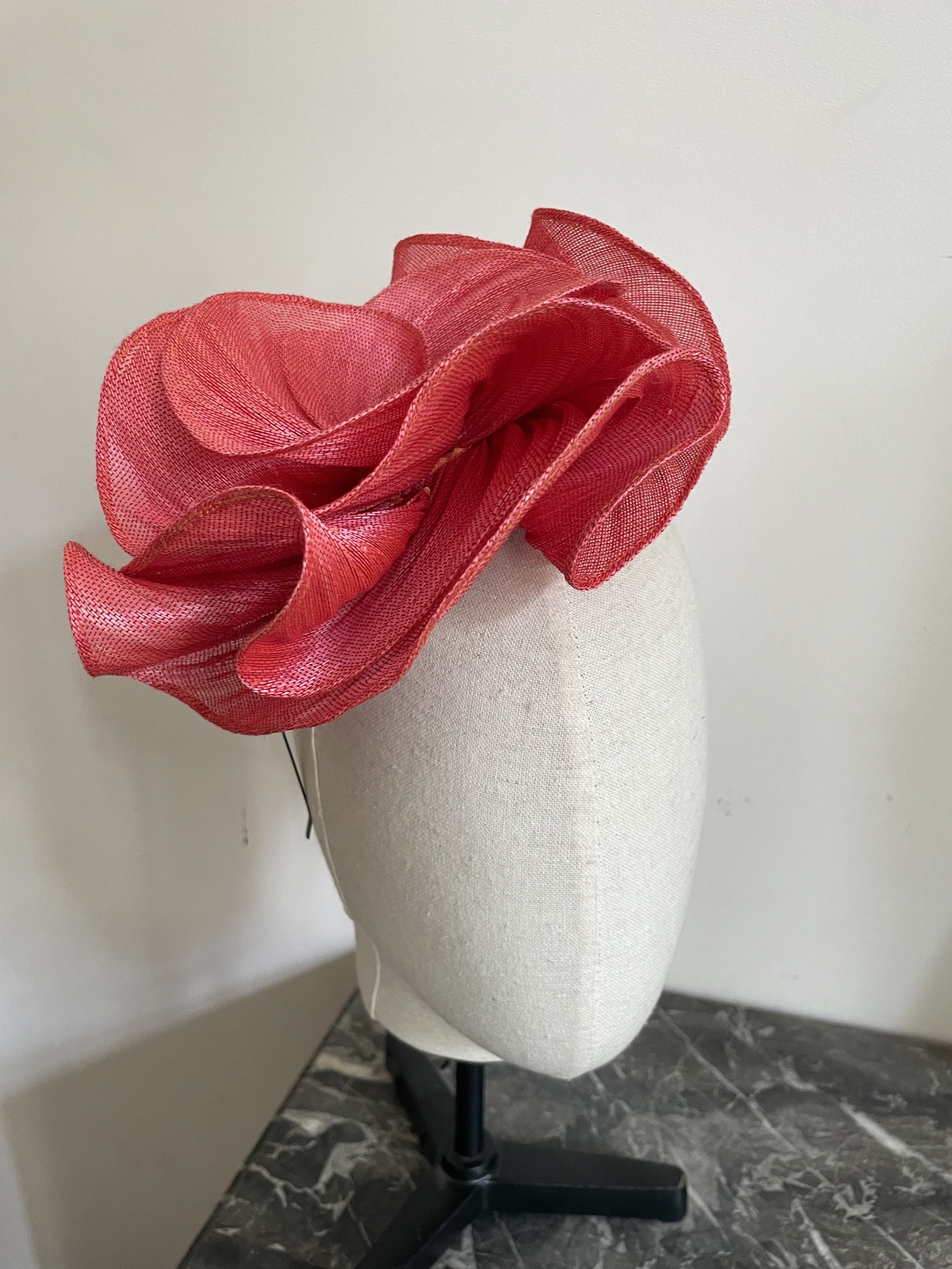 Chapeau Rosalie rouge