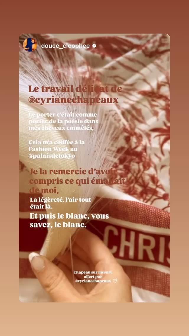 #chapeauxcyrianedetrogoff @douce_cleophee