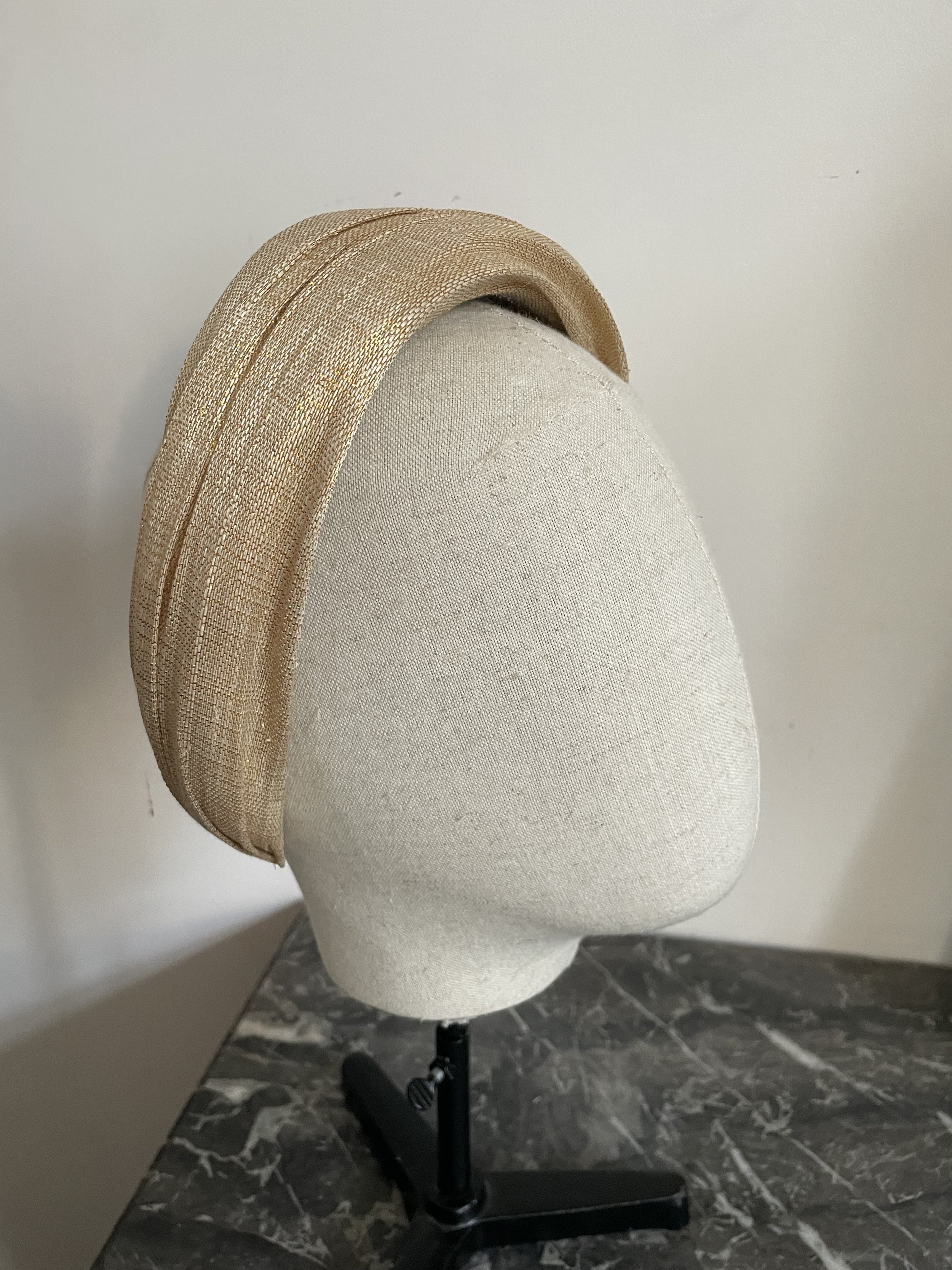 Serre-tête lurex or
