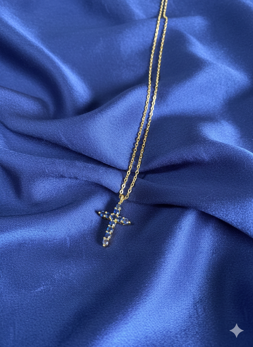 Pendentif Croix en strass