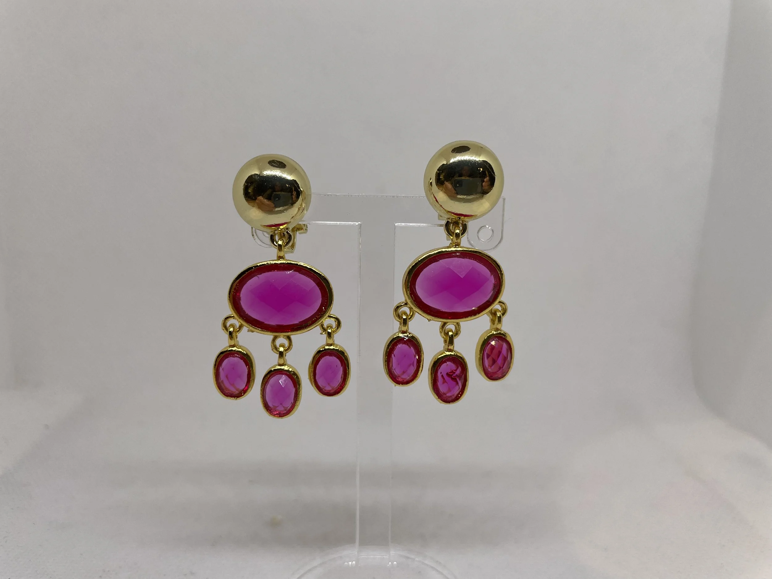 Petites boucles d’oreilles chandelier