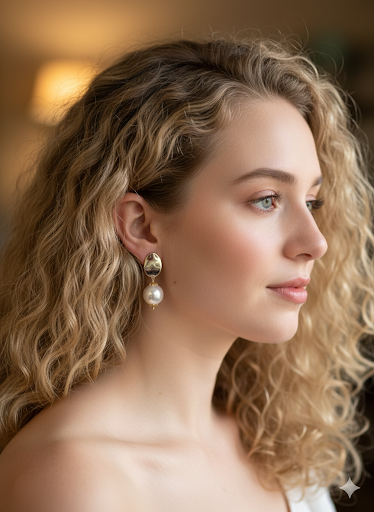 Clips perles et email