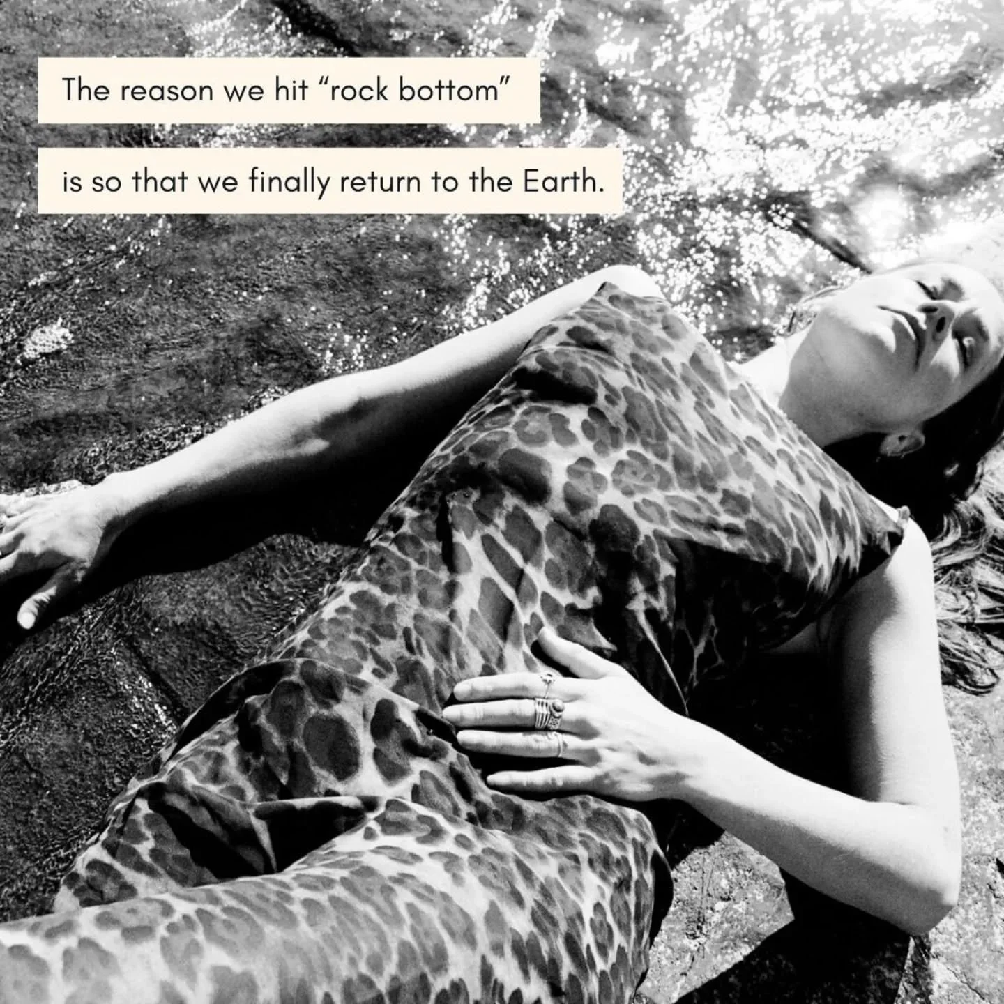 The reason we hit rock bottom
is often so we finally return to the earth.
To the body.
To gravity.
To the most fundamental forces that regulate life.

The modern trauma healing complex often misses a crucial piece when it comes to "regulation&qu