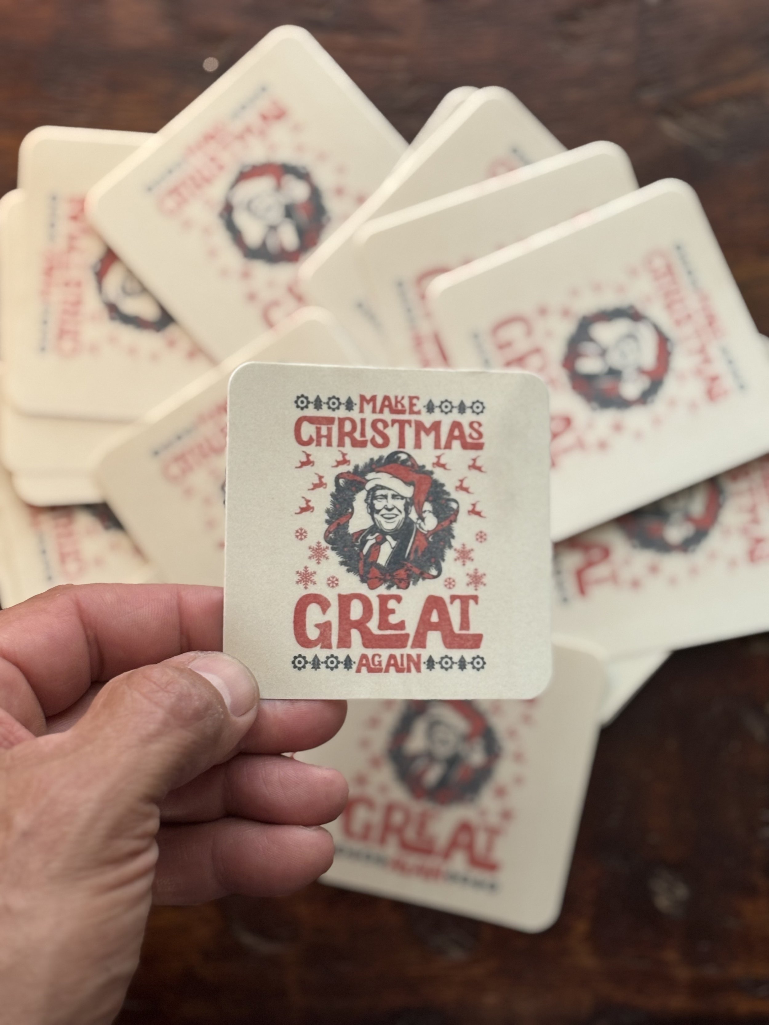 Make Christmas Great Again Sticker