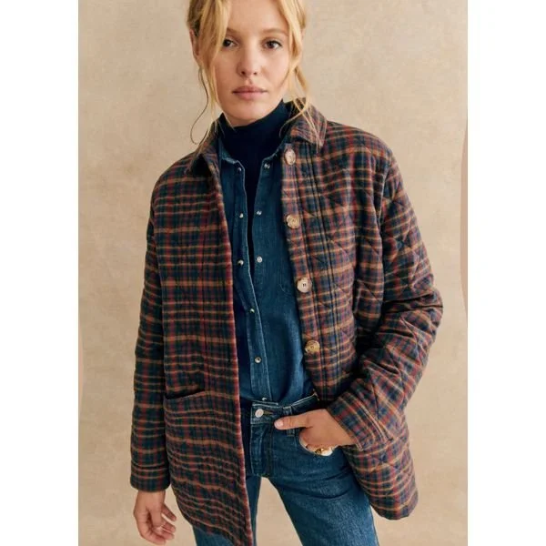 Will Jacket in Ivan Burgundy Tartan